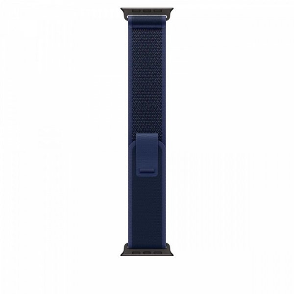 Apple Opaska Trail w kolorze niebieskim do koperty 49 mm - rozmiar S/M - elementy z tytanu w kolorze czarnym