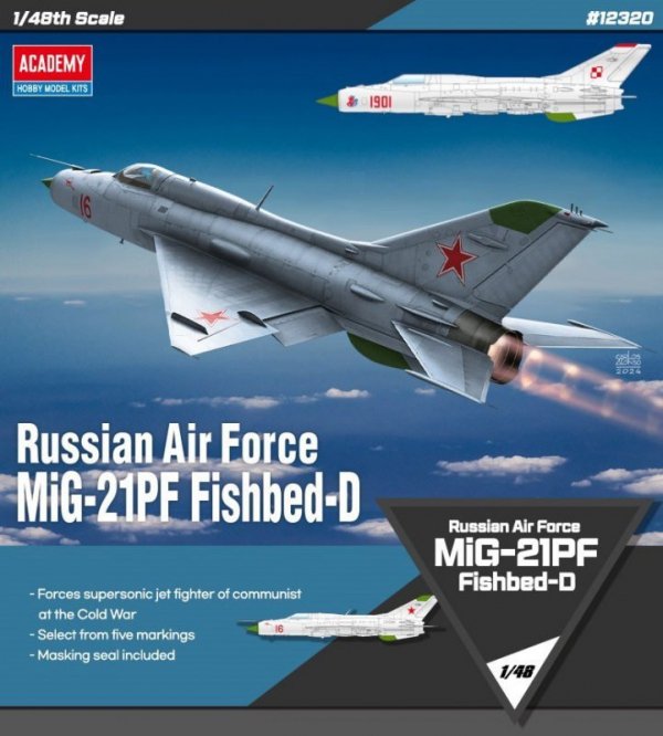 Academy Model plastikowy MiG-21PF Polskie Malowanie 1/48