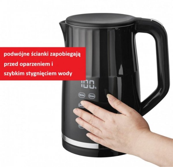Feel-Maestro Czajnik elektryczny z regulacją temperatury 1,7l  2200W MR-039