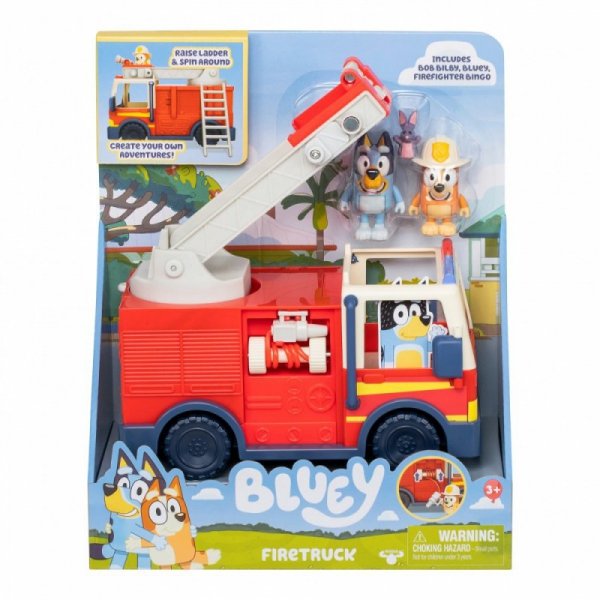 Tm Toys Zestaw figurek Bluey Wóz strażacki