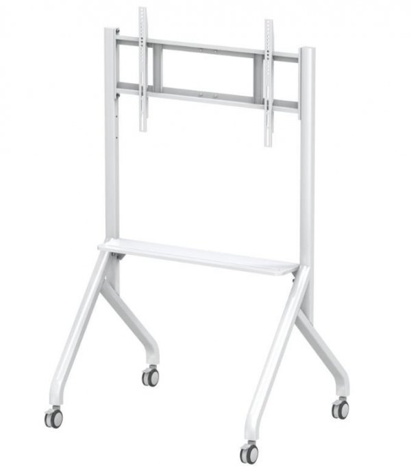 Techly Stojak mobilny TV 56-100 cali do 100kg regulowany półka AV