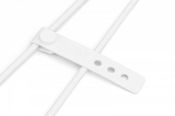 Digitus Kabel zasilający silikonowy USB-C - Lightning, USB 2.0 60W, certyfikat MFI, 2m Biały