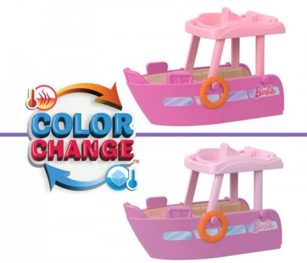 Mattel Pojazd Barbie Mini Barbieland, Łódź