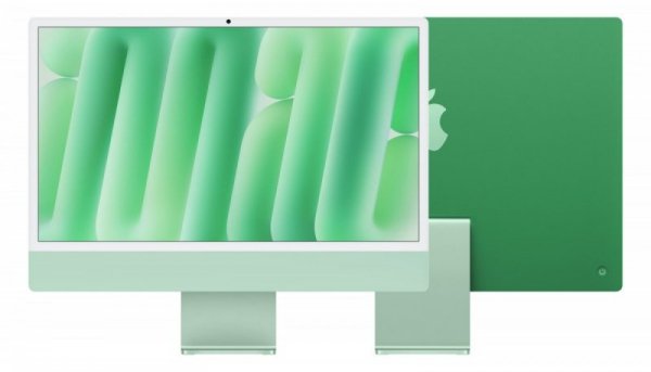 Apple iMac 24 cale: M4 8/8, 16GB, 256GB SSD - Zielony