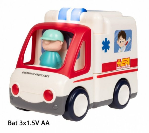 Smily Play Ambulans z muzyką i światłem