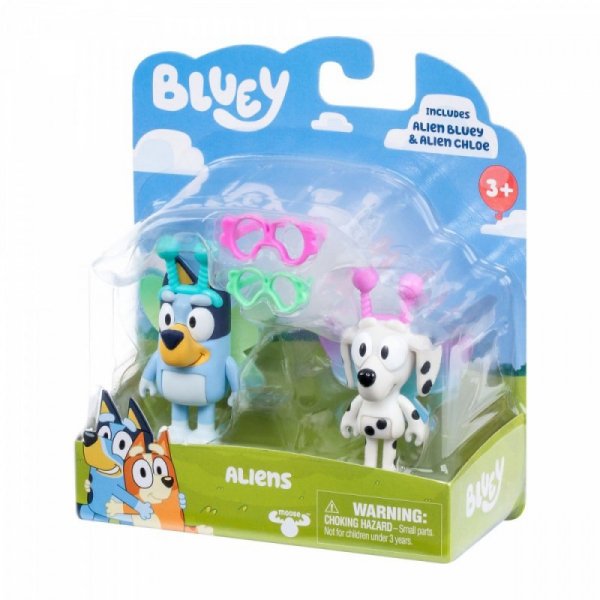 Tm Toys Zestaw figurek Bluey 2-pak Baby Bluey i Chloe