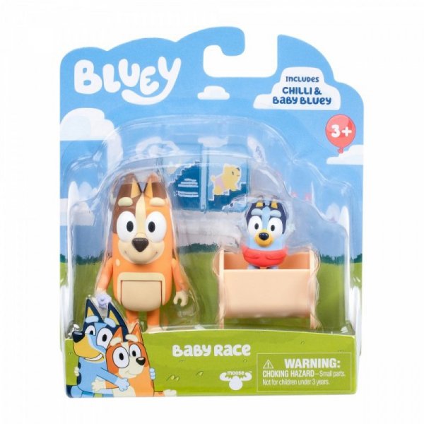 Tm Toys Zestaw figurek Bluey 2-pak Baby Bluey i Chilli