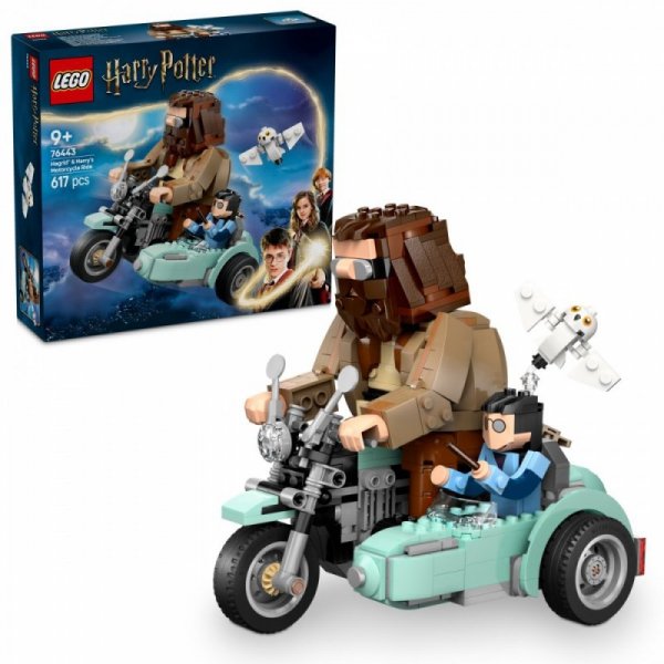 LEGO Klocki Harry Potter 76443 Przejażdżka motocyklowa Hagrida i Harry&#039;ego