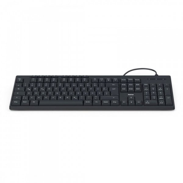 Hama Klawiatura CK-200 przewodowa Czarna
