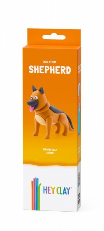 Tm Toys Masa plastyczna Hey Clay Figurka Psy Owczarek Niemiecki