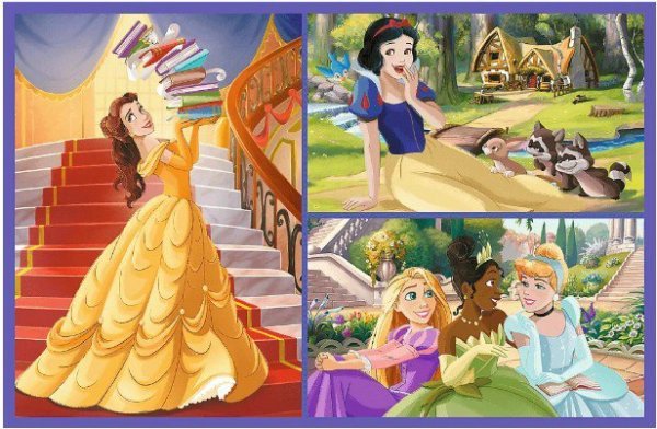 Trefl Puzzle 2x70 elementów Księżniczki Disneya Bajkowe dni