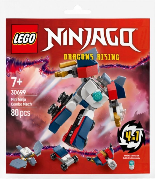 LEGO Klocki Ninjago 30699 Wielofunkcyjny minimech Ninja