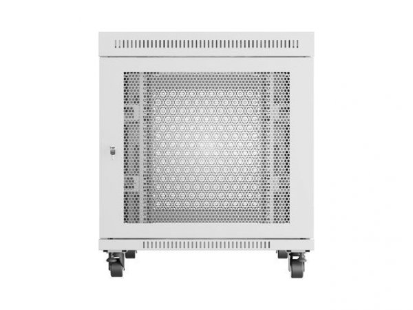 Lanberg Szafa instalacyjna rack stojąca 19 cali 15U 800x1000 drzwi perforowane LCD szara (Flat pack)