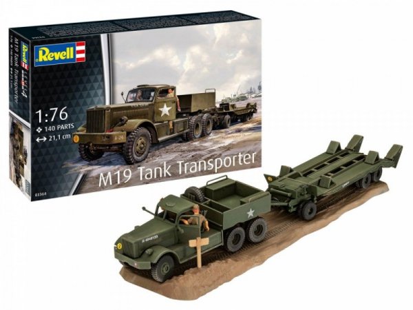 Revell Model plastikowy Pojazd M19 Tank Transporter 1/72