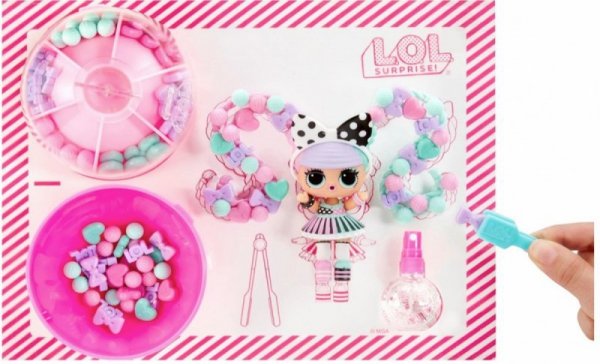 MGA Lalka L.O.L. Surprise Hair Beads Tots Display 33 sztuki