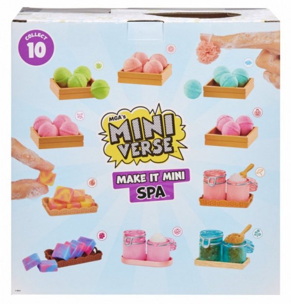 MGA Figurki Miniverse Make It Mini Spa Display 15 sztuk