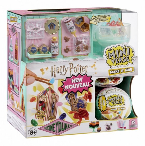 MGA Figurki Miniverse Make It Mini Harry Potter Honeydukes Display 15 sztuk