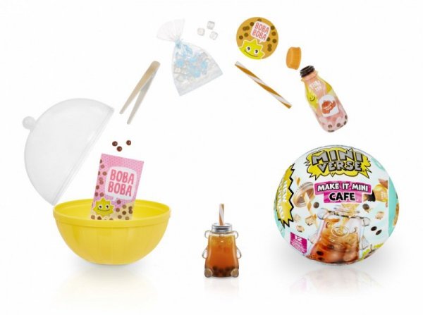 MGA Figurki Miniverse Make It Mini Foods: Cafe Display 24 sztuki