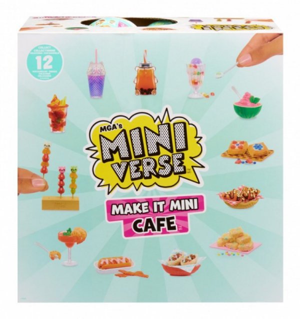 MGA Figurki Miniverse Make It Mini Foods: Cafe Display 24 sztuki