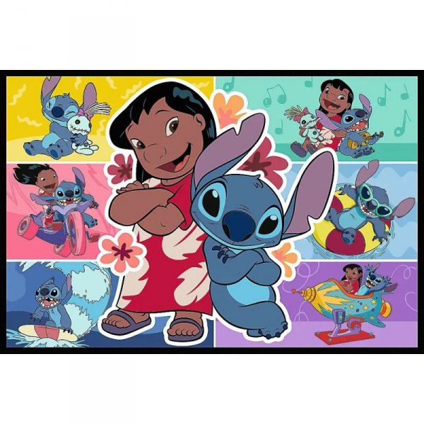 Trefl Puzzle 2x200 elementów Wesołe życie Stitcha