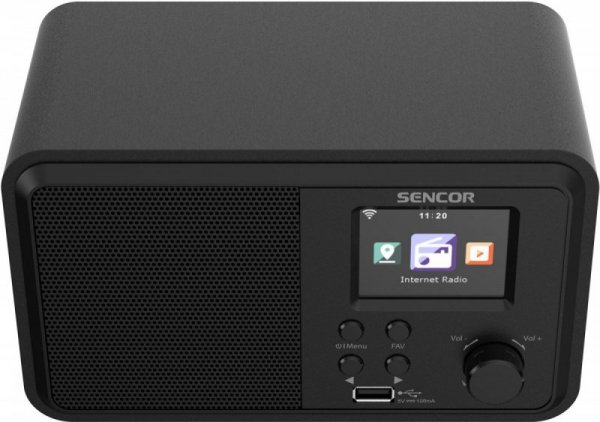 Sencor Radio Internetowe Moc 4W, WiFi,FM,DAB+,USB,Wys LCD