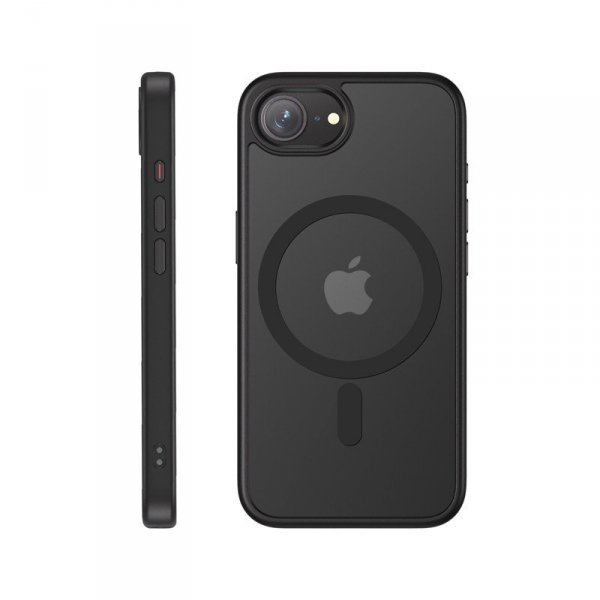 CRONG Hybrid Frost MAG Cover - Etui iPhone 16e MagSafe Czarne