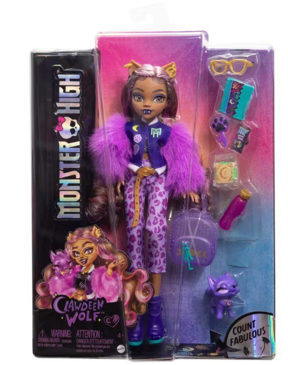 Mattel Lalka Monster High Clawdeen Wolf