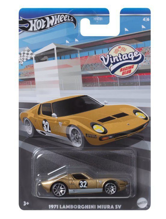 Hot Wheels Pojazd Vintage display 10 sztuk