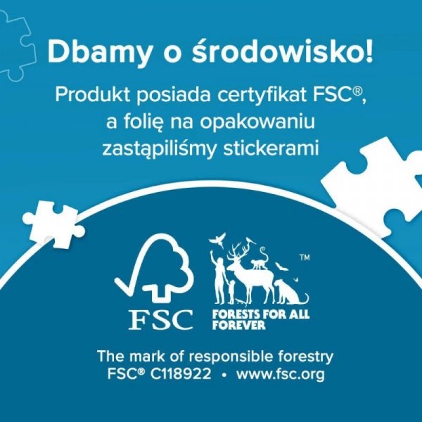 Trefl Puzzle 300 elementów EasyPiece Owady na łące; dla seniora