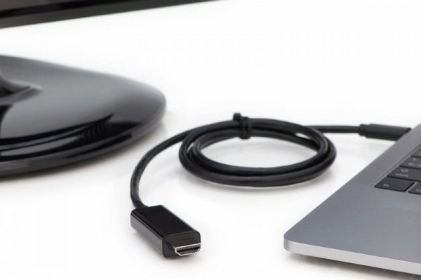 Digitus Kabel USB Type-C/HDMI M/M USB 3.1 Gen.2 SuperSpeed+ 4K/60Hz 18Gbps 2m czarny