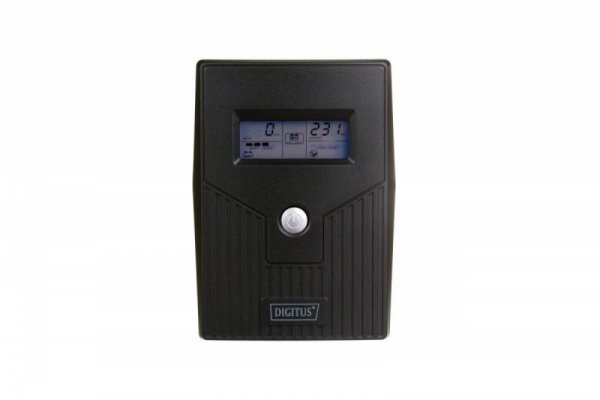 Digitus UPS Line-Ineractive LCD BASIC, 800VA/480W, 1x12V/9A, AVR, 2x Schuko CEE 7/3