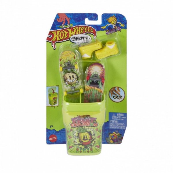 Hot Wheels Zestaw Deskorolka Skate Fire Spice