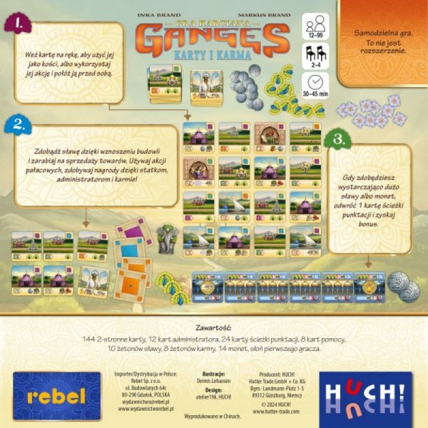 Rebel Gra Ganges: Karty i Karma