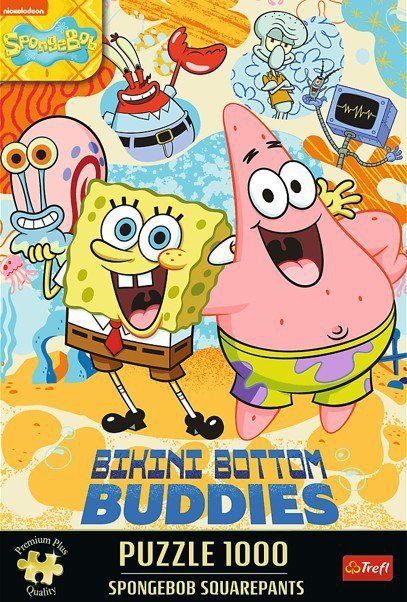 Trefl Puzzle 1000 elementów SpongeBob  Kanciastoporty