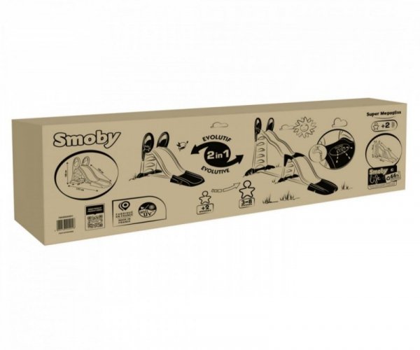 Smoby Zjeżdżalnia Megagliss 2 w 1