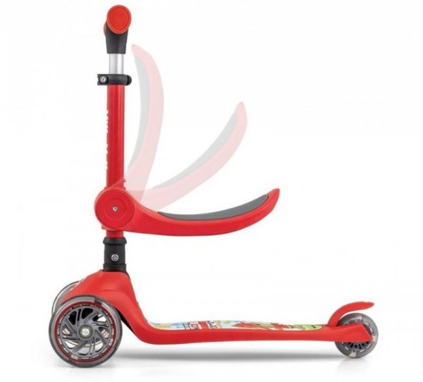 Milly Mally Hulajnoga Scooter Fuzzy Red
