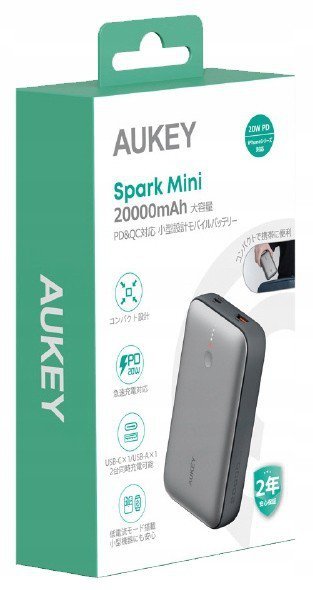 AUKEY PB-Y57 Mini Power Bank | 20000mAh | 22.5W | 2xUSB | PD 3.0 QC 3.0 LED