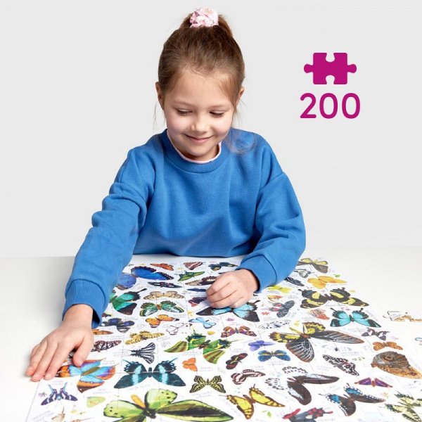 CzuCzu Puzzle Puzzlove Motyle 200 elementów