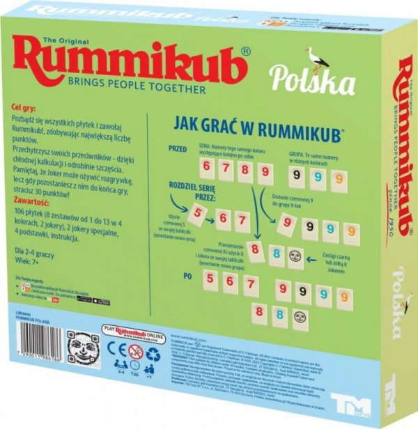 Tm Toys Gra Rummikub Polska PL
