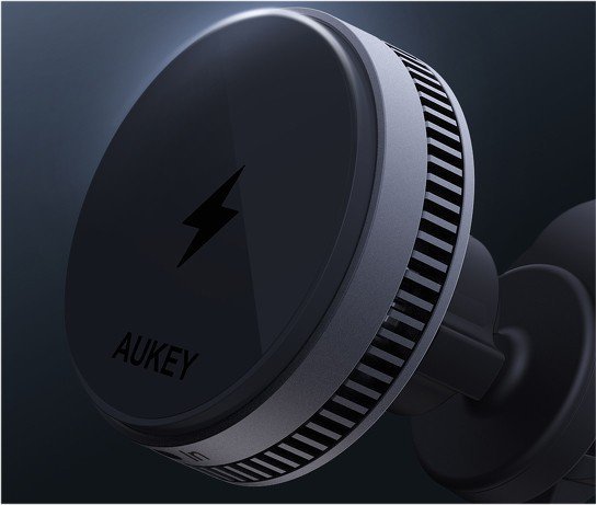 AUKEY HD-MC13A Qi2 15W 3A  ładowarka bezprzewodowa chłodząca samochodowa