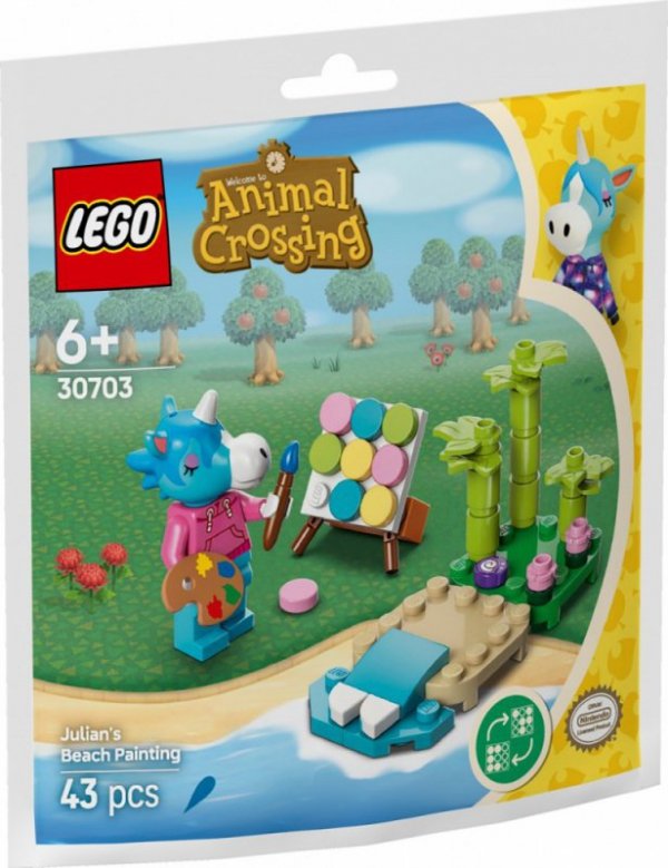 LEGO Klocki Animal Crossing 30703 Julian i plażowy obraz