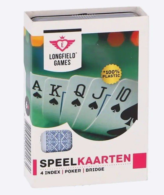 Bicycle Karty Longfield 100% plastic 4 index