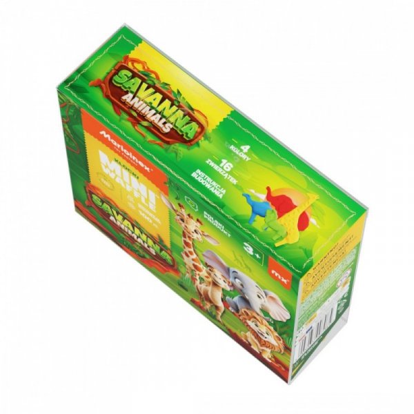 Marioinex Klocki Mini Waffle - Zwierzęta Savanna 100 elementów