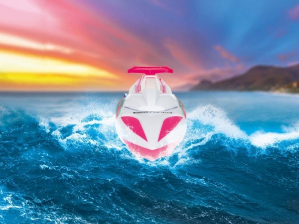 Revell RC Motorówka zdalnie sterowana RC Boat Spring Tide - różowa