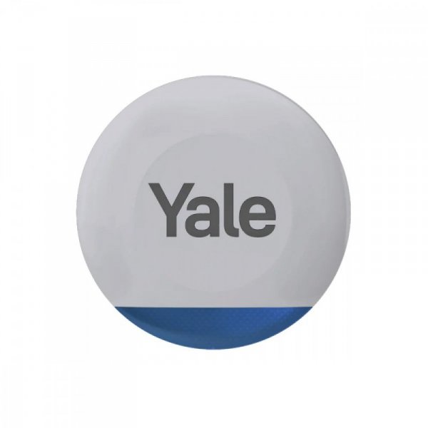 YALE HOME Syrena zewnętrzna szara
