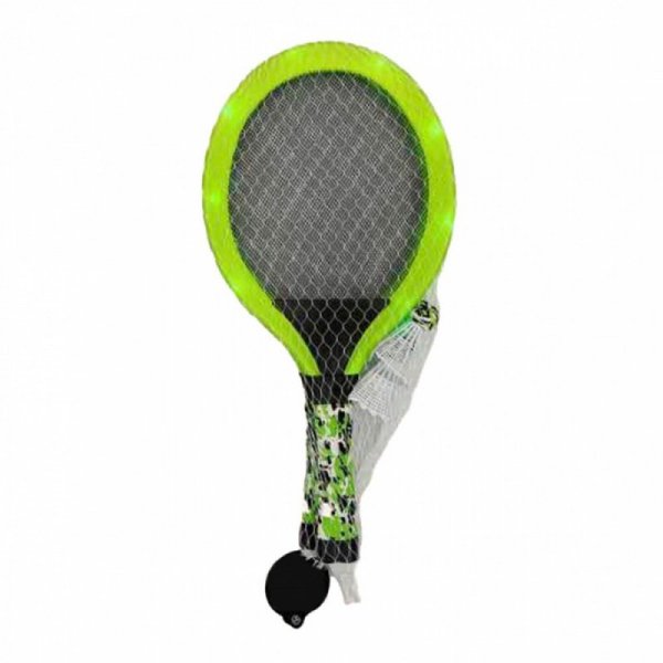 Madej Tenis plażowy - rakietki świecące i lotka