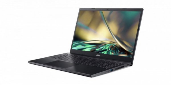 Acer Notebook Gaming Aspire 7 A715-76G-5303 i5-12450H, 15.6 FHD, 16GB,  512GB SSD, GeForce RTX 3050 4GB, NoOS, czarny