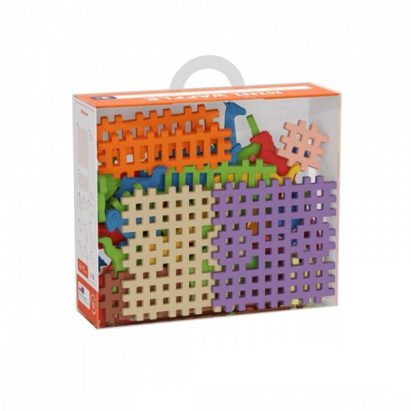Marioinex Klocki Waffle Mini - Zwierzęta 62 elementy