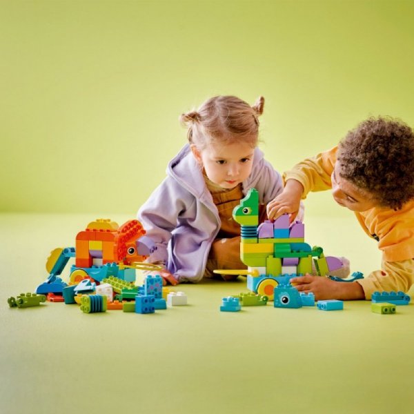 LEGO Klocki DUPLO 10451 3 w 1 Dinozaury na kółkach