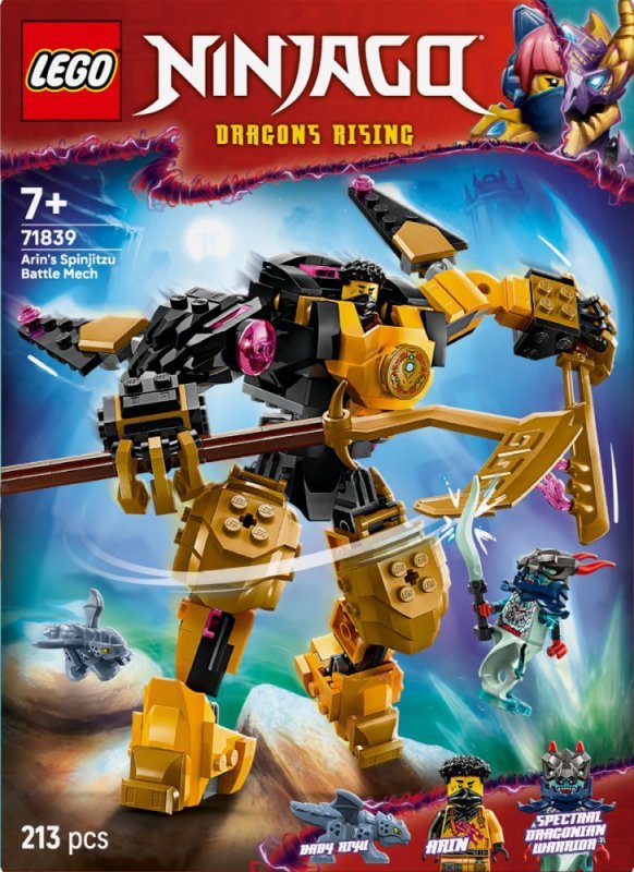 LEGO Klocki Ninjago 71839 Mech bojowy Spinjitzu Arina
